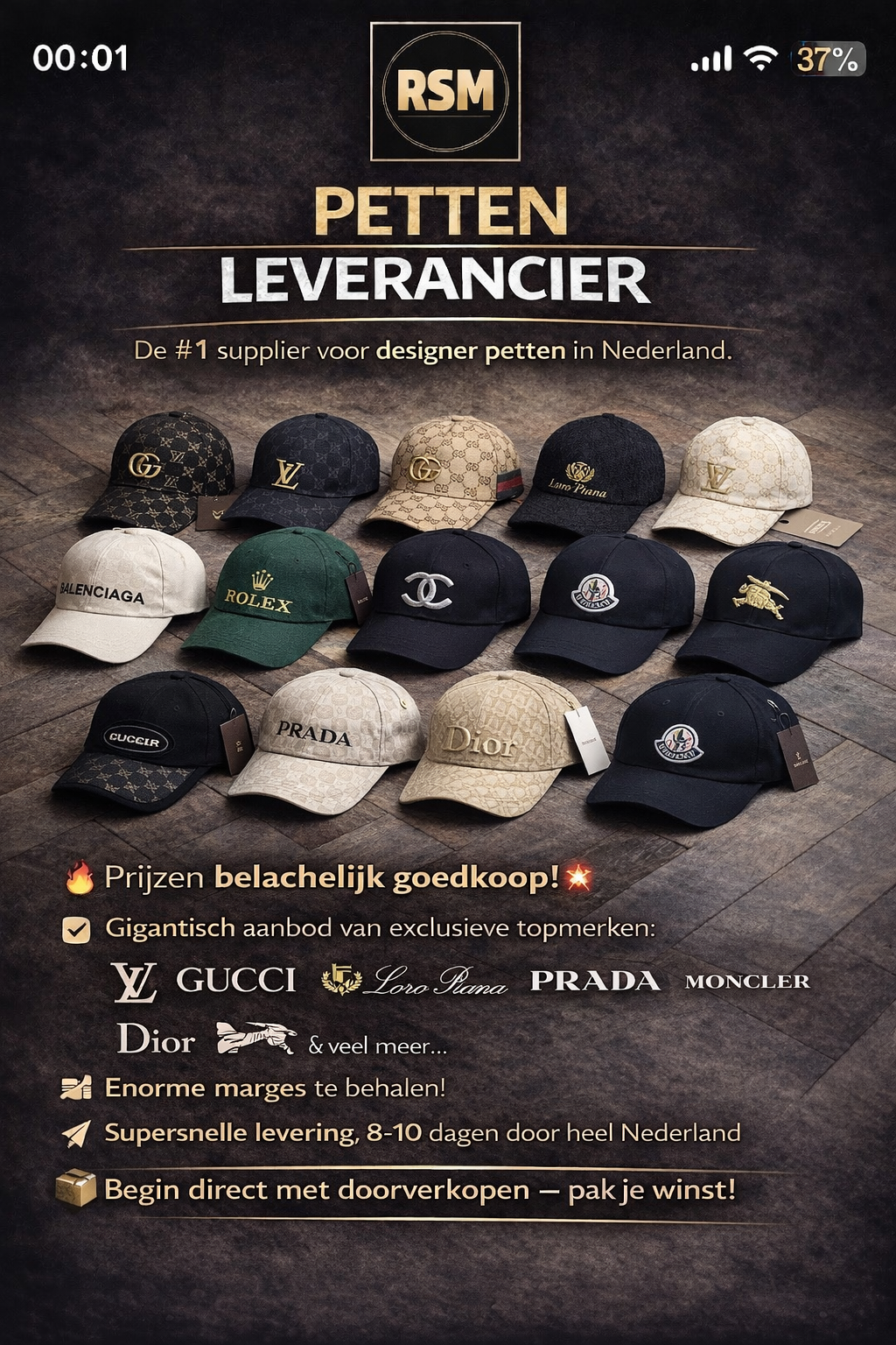 Caps supplier